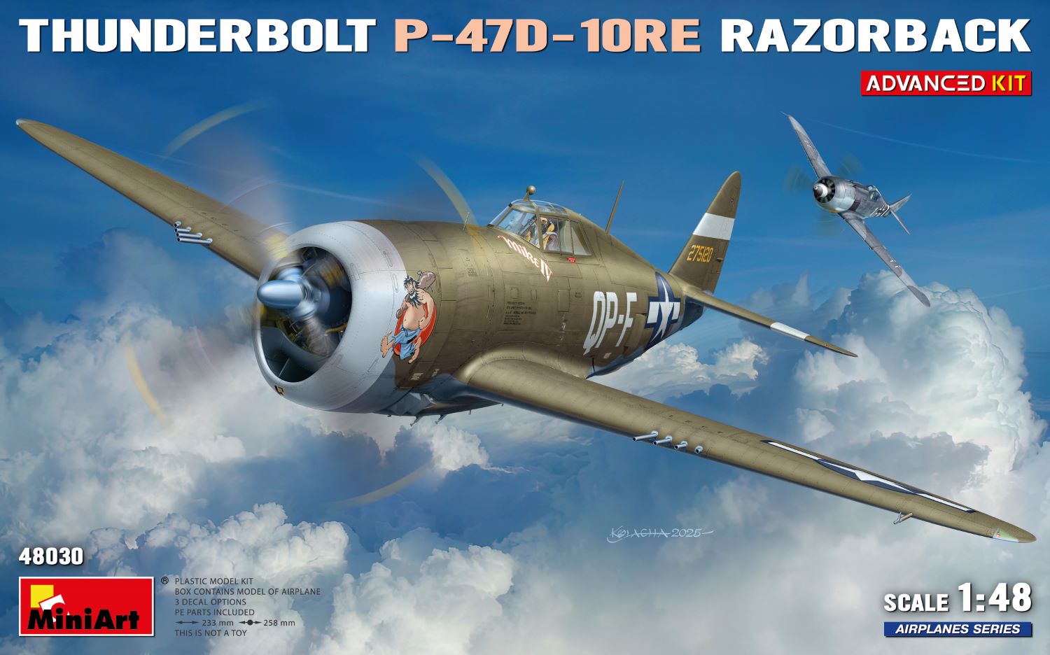 1/48 サンダーボルト P-47D-10RE レイザーバック アドバンストキット 1/48 サンダーボルト P-47D-10RE レイザーバック アドバンストキット