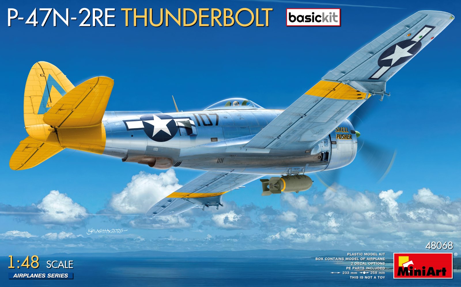 【予約する】 1/48 P-47N-2RE サンダーボルト ベーシックキット 【予約する】 1/48 P-47N-2RE サンダーボルト ベーシックキット