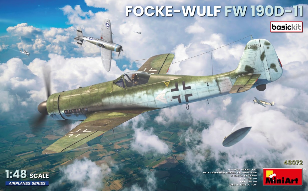 【予約する】 1/48 フォッケ・ウルフ Fw 190D-11 ベーシックキット 【予約する】 1/48 フォッケ・ウルフ Fw 190D-11 ベーシックキット