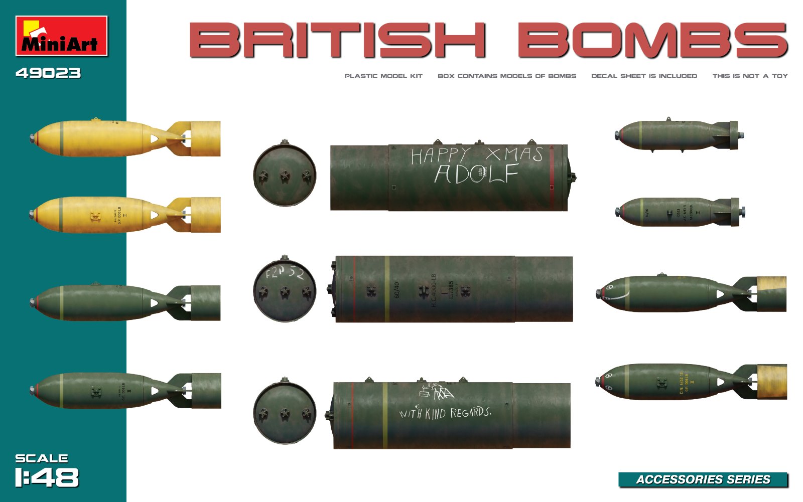 【予約する】 1/48 英国製爆弾 【予約する】 1/48 英国製爆弾