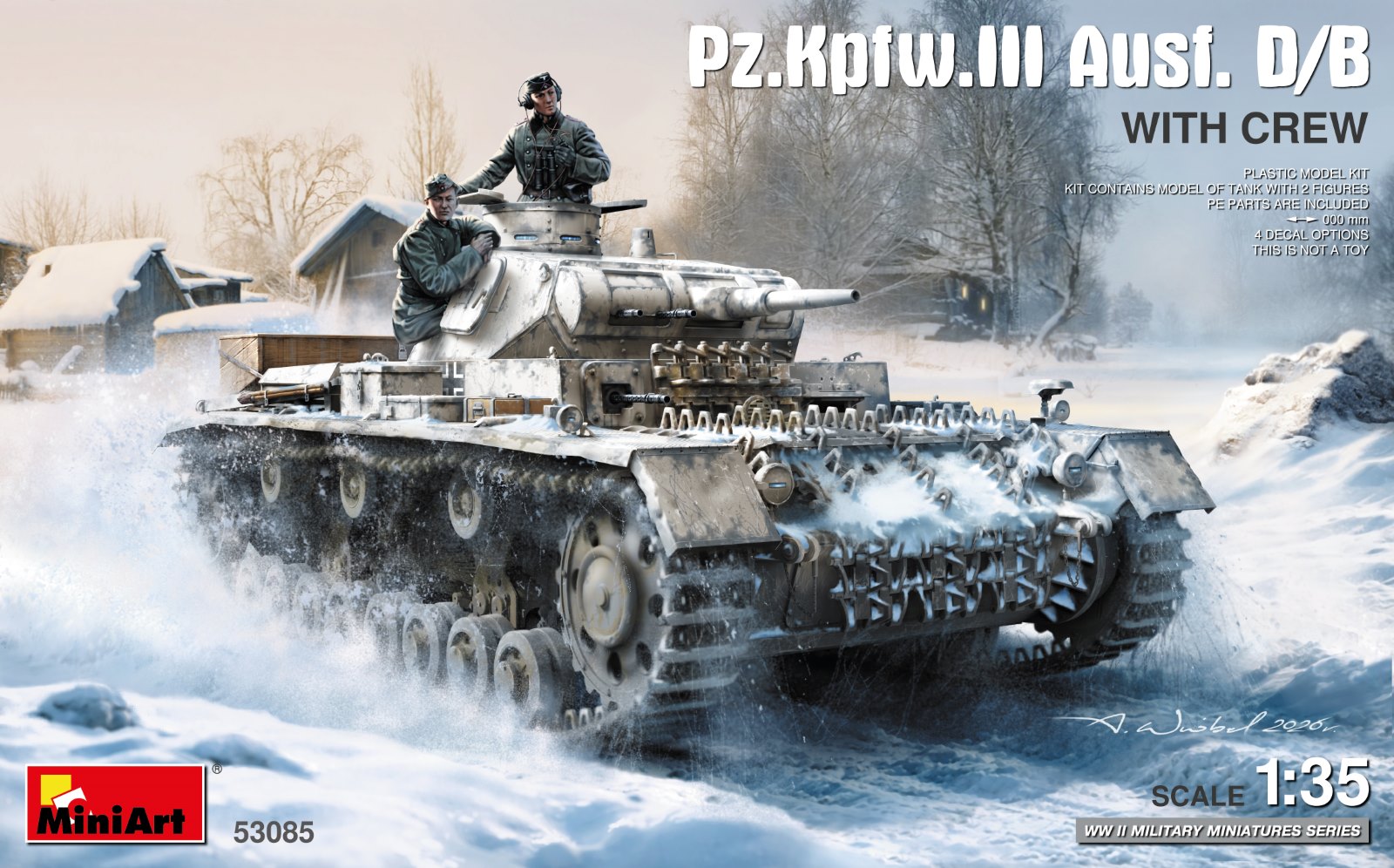 【予約する】 1/35 Ⅲ号戦車 D/B型w/クルー 【予約する】 1/35 Ⅲ号戦車 D/B型w/クルー