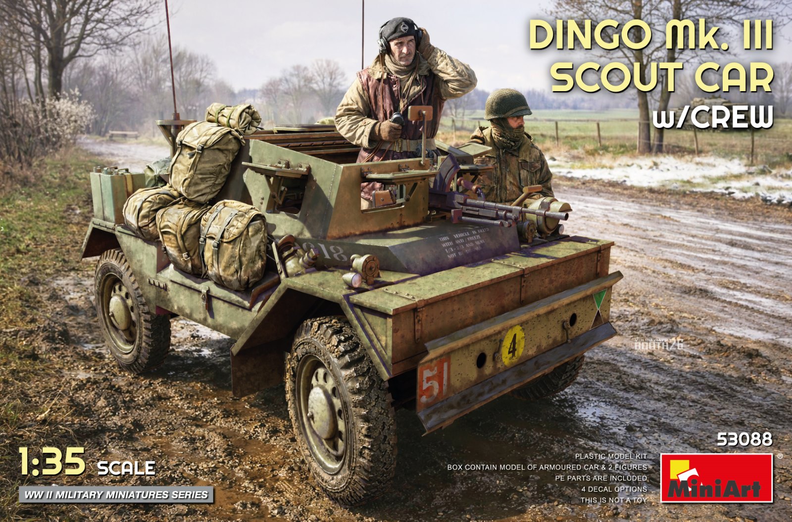 【予約する】 1/35 ディンゴ Mk.III 偵察車 w/クルー 【予約する】 1/35 ディンゴ Mk.III 偵察車 w/クルー