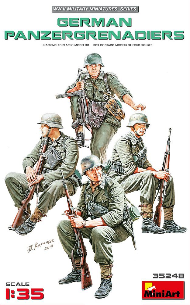 【予約する】 1/35 ドイツ擲弾兵戦車部隊4体入 【予約する】 1/35 ドイツ擲弾兵戦車部隊4体入