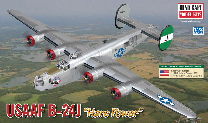 1/72 B-24J "ハレ パワー" アメリカ陸軍航空軍