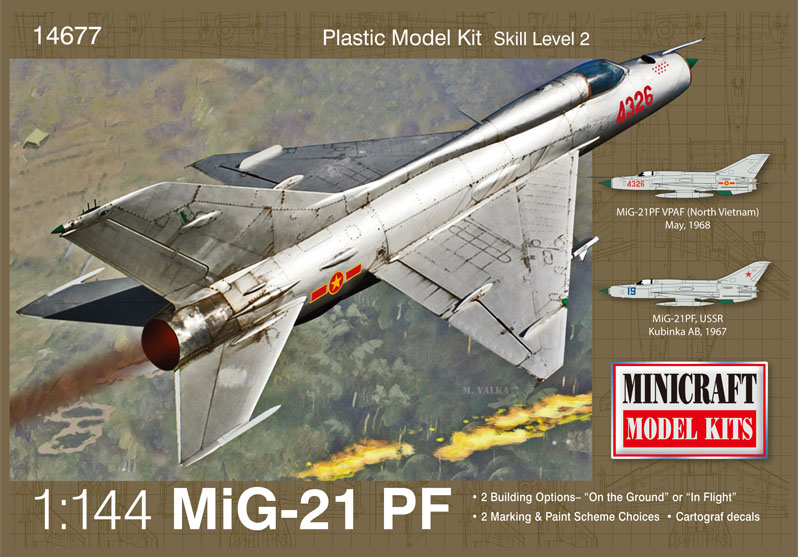 1/144 MiG-21PF フィッシュベッド