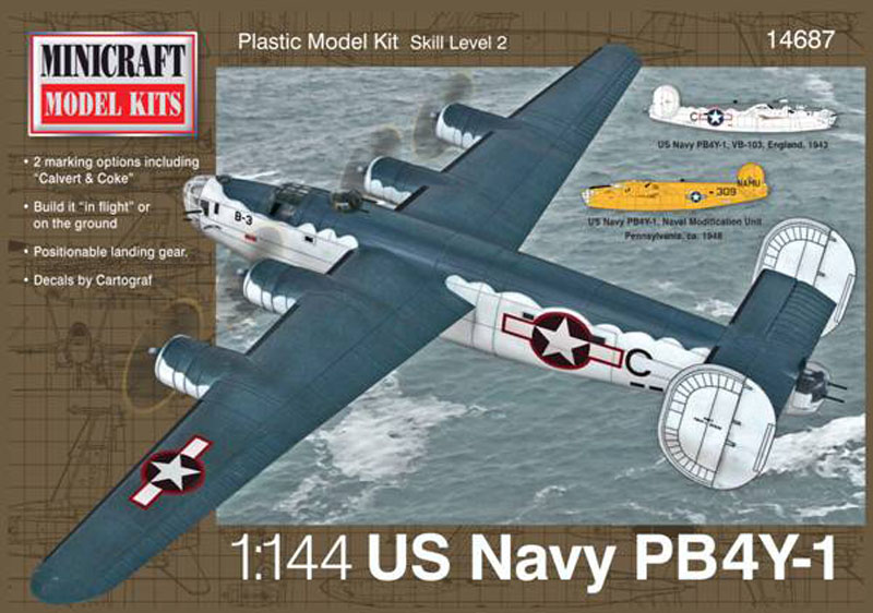 1/144 アメリカ海軍 PB4Y-1 "カルバート&コーク"