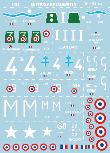 1/35 Chars B1 & B1 bis 1/35 Chars B1 & B1 bis