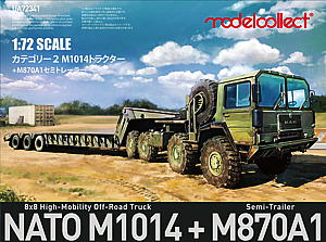 1/72 カテゴリー2 M1014トラクター＆M870A1セミトレーラー