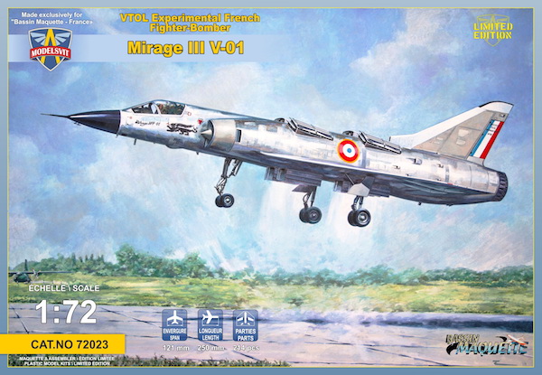 1/72　仏・ミラージュIII V-01垂直離着陸実験機(No.72023)