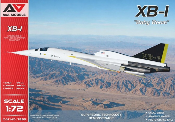 【予約する】 1/72 XB-1 "ベイビーブーム" 超音速デモンストレーター 【予約する】 1/72 XB-1 "ベイビーブーム" 超音速デモンストレーター
