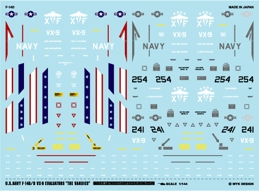 【予約する】 1/144 F-14B/D VX-9 エヴァリュエイターズ「ザ・ヴァンディーズ」 【予約する】 1/144 F-14B/D VX-9 エヴァリュエイターズ「ザ・ヴァンディーズ」