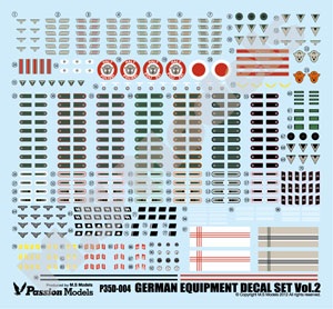1/35　ドイツ軍装備品デカールセット Vol.2