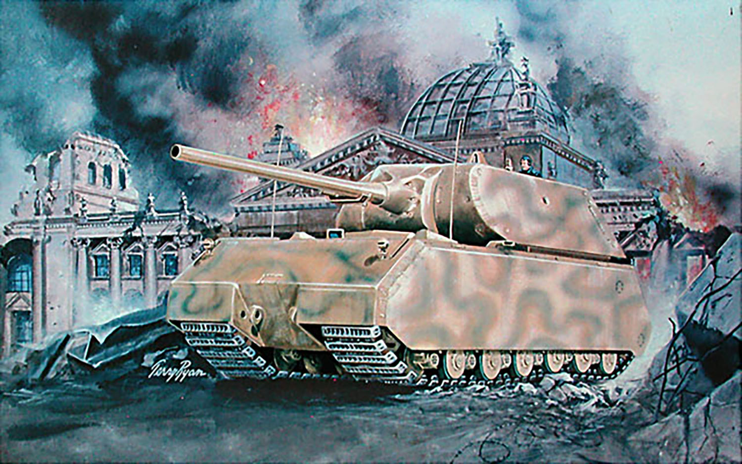 1/72 WW.II ドイツ軍 超重戦車マウス - ウインドウを閉じる