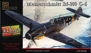1/48 WW.II ドイツ軍 メッサーシュミット BF109G-6(スナップキット)