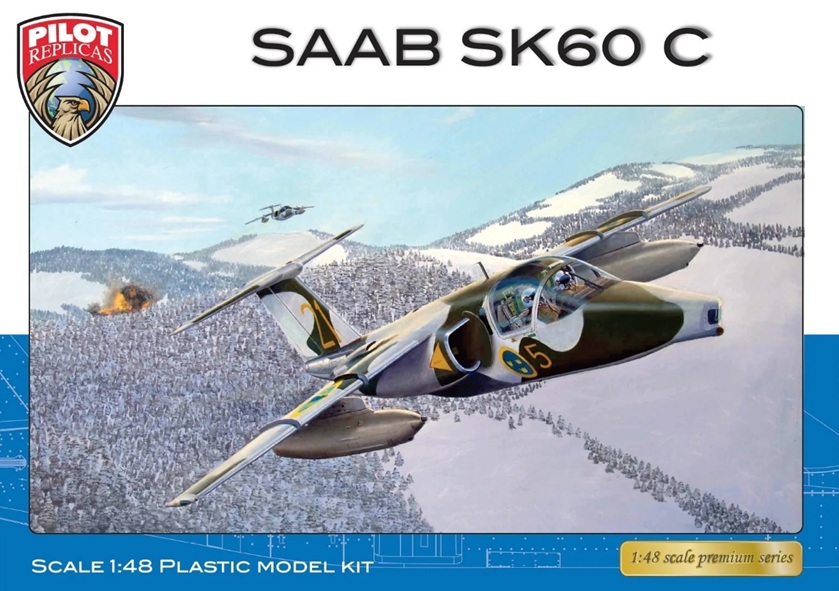 1/48 サーブ SK60C 偵察機/地上攻撃機 1/48 サーブ SK60C 偵察機/地上攻撃機