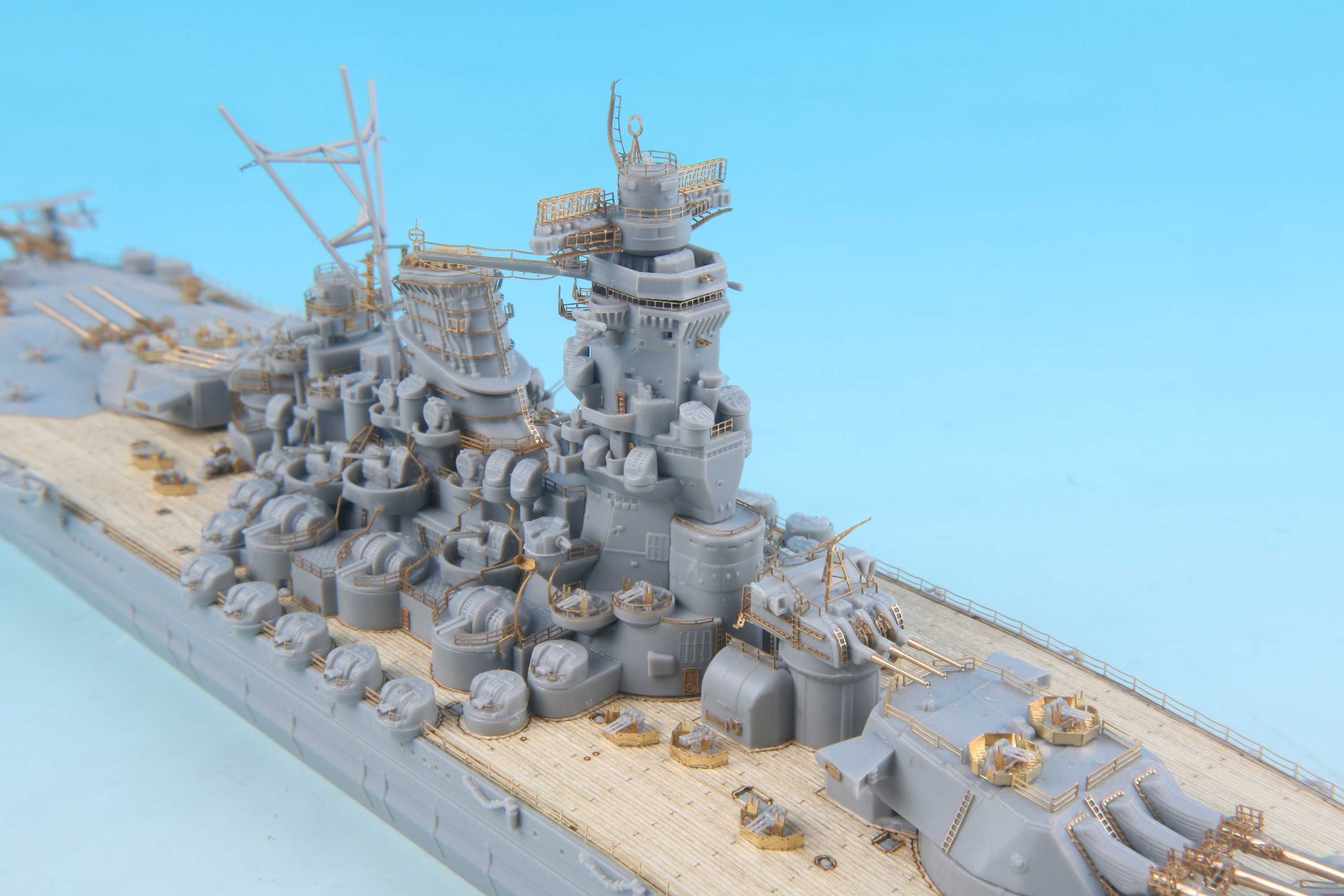 1/700　日本海軍 戦艦 大和 最終時用 純正グレードアップパーツセット