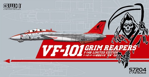 1/72 F-14B VF-101 GRIM REAPERS
