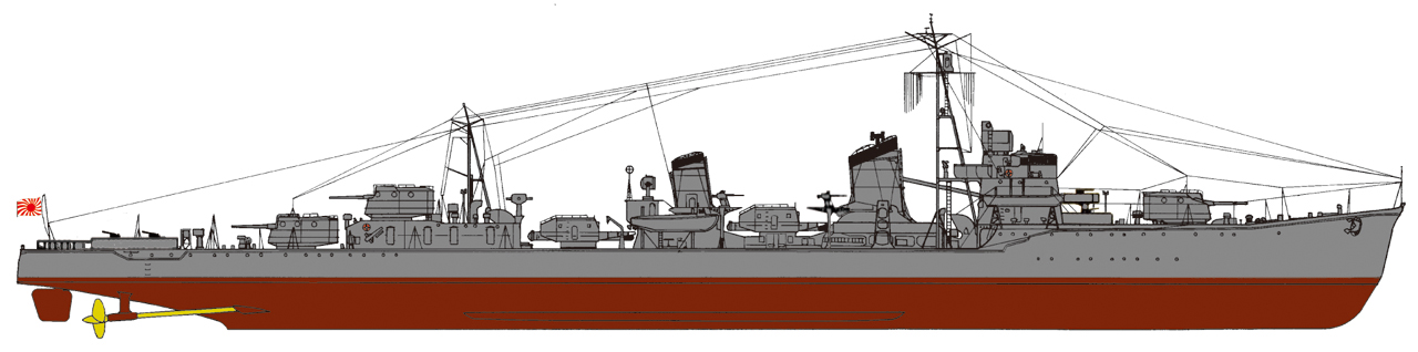 1/700 日本海軍 夕雲型駆逐艦 早霜 新装備パーツ付