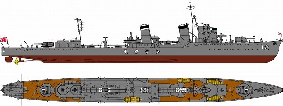 1/700　日本海軍 特型駆逐艦 I型 白雲