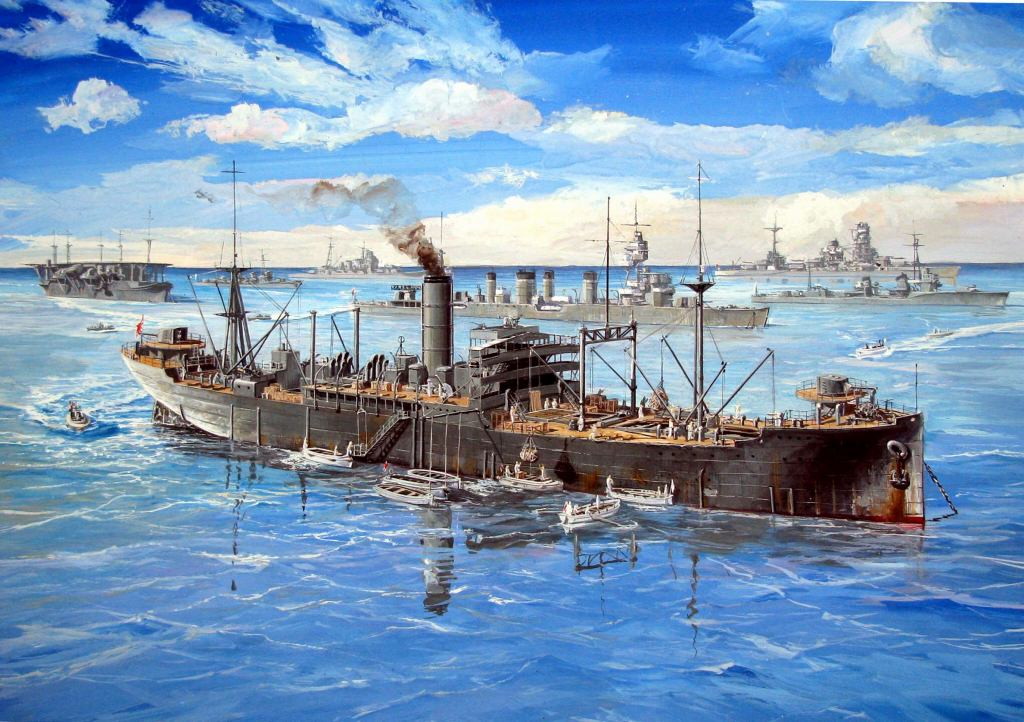 1/700 日本海軍 給糧艦 間宮 1944（最終時）