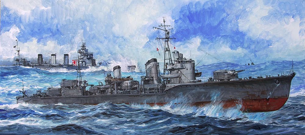 1/700 日本海軍 峯風型駆逐艦 夕風 フルハルモデル