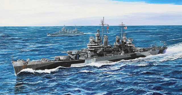 1/700　アメリカ海軍 重巡洋艦 CA-72 ピッツバーグ 1944