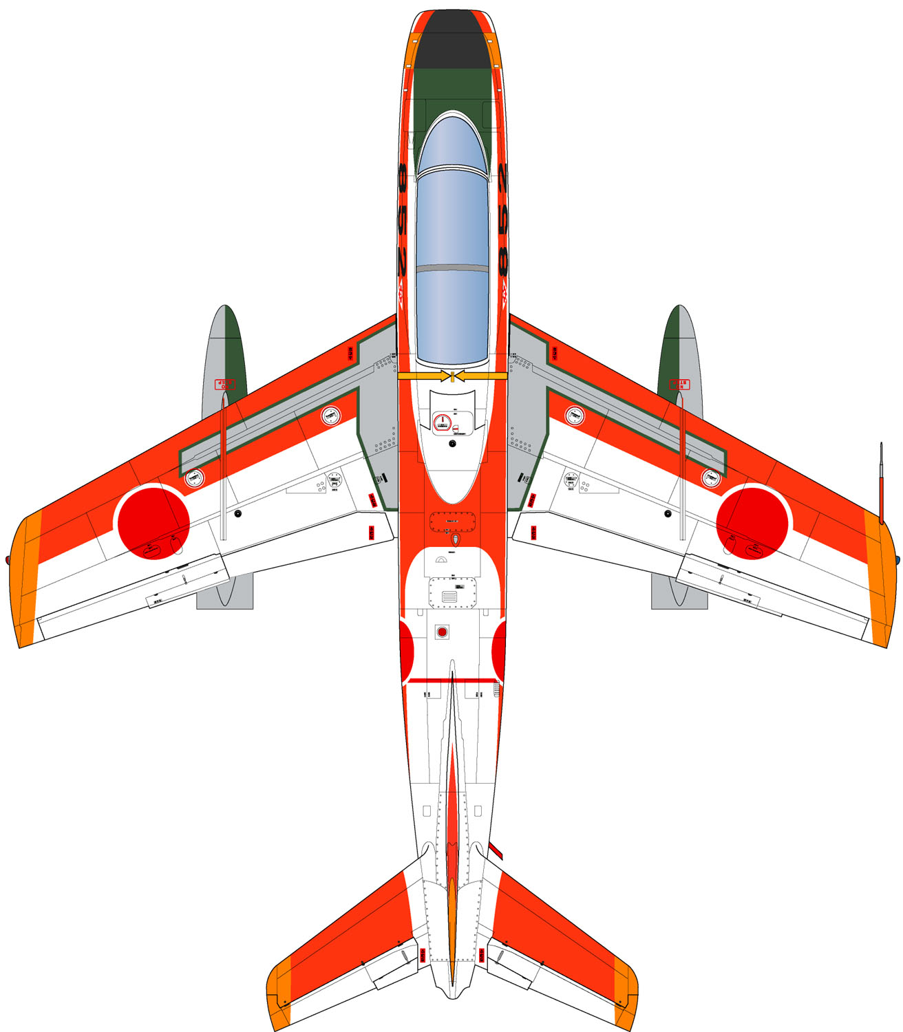1/72 航空自衛隊 T-1A ジェット練習機