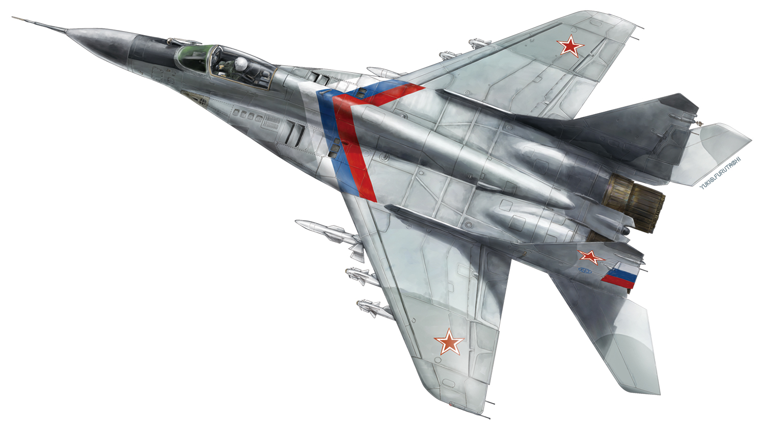 1/72 MiG-29(9.13)フルクラムＣ "トップガン"