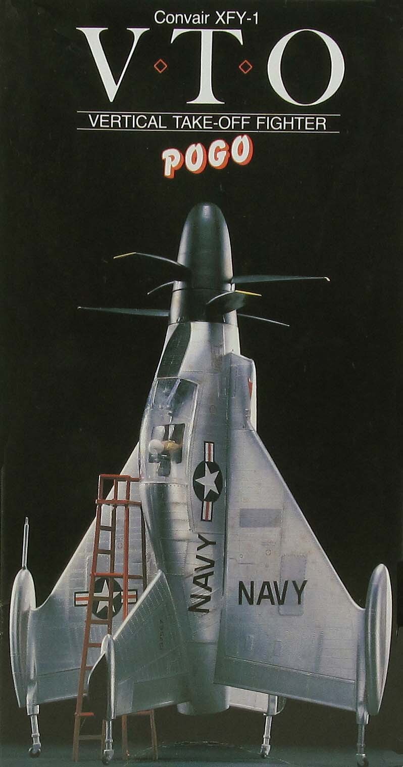 1/48 アメリカ海軍 垂直離着陸試作戦闘機 XFY-1 ポゴ 1/48 アメリカ海軍 垂直離着陸試作戦闘機 XFY-1 ポゴ