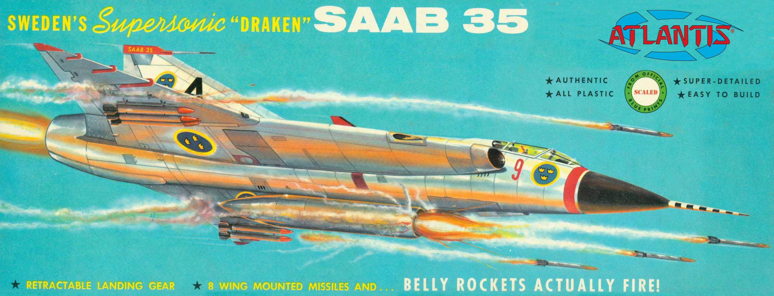 1/48 スウェーデン空軍 J-35 サーブ ドラケン 1/48 スウェーデン空軍 J-35 サーブ ドラケン