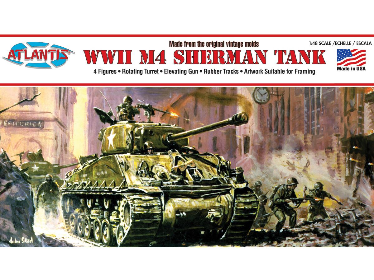 1/48 WW.II M4A3E8 シャーマン中戦車 1/48 WW.II M4A3E8 シャーマン中戦車