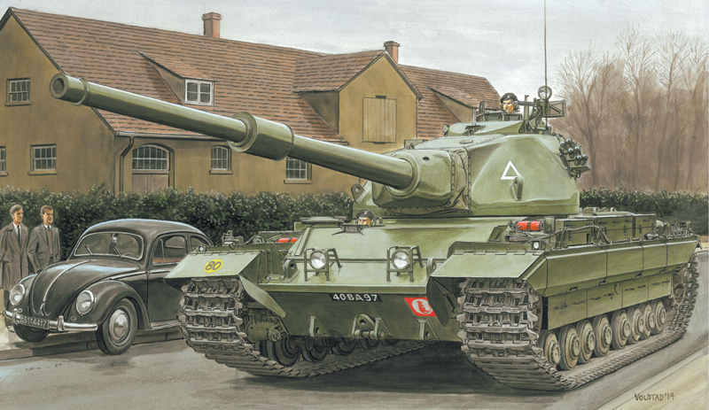 1/35 イギリス陸軍 FV214 コンカラー 重戦車 - ウインドウを閉じる