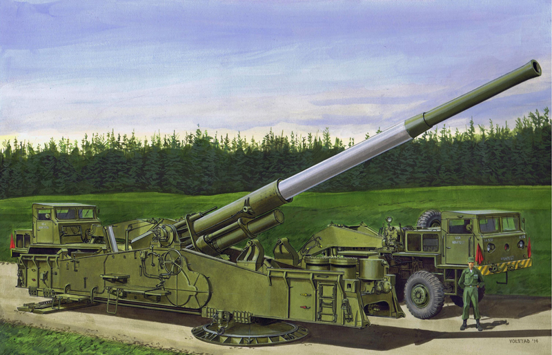 1/72 アメリカ陸軍 M65 アトミック・キャノン 280mm カノン砲