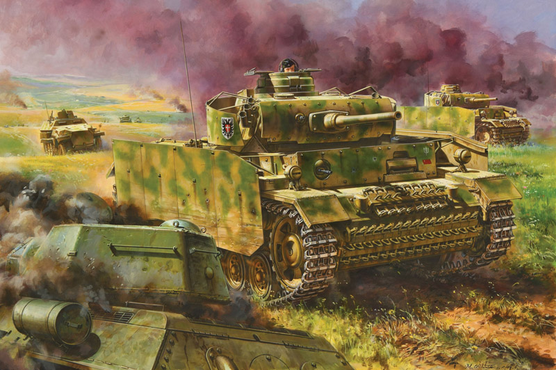 1/35 WW.II ドイツ軍 III号戦車M型 w/シュルツェン 1943年クルスク戦仕様