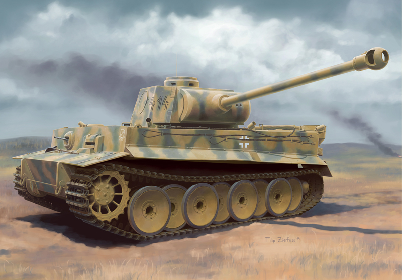 1/35 WW.II ドイツ軍 ティーガーI H2型 1/35 WW.II ドイツ軍 ティーガーI H2型