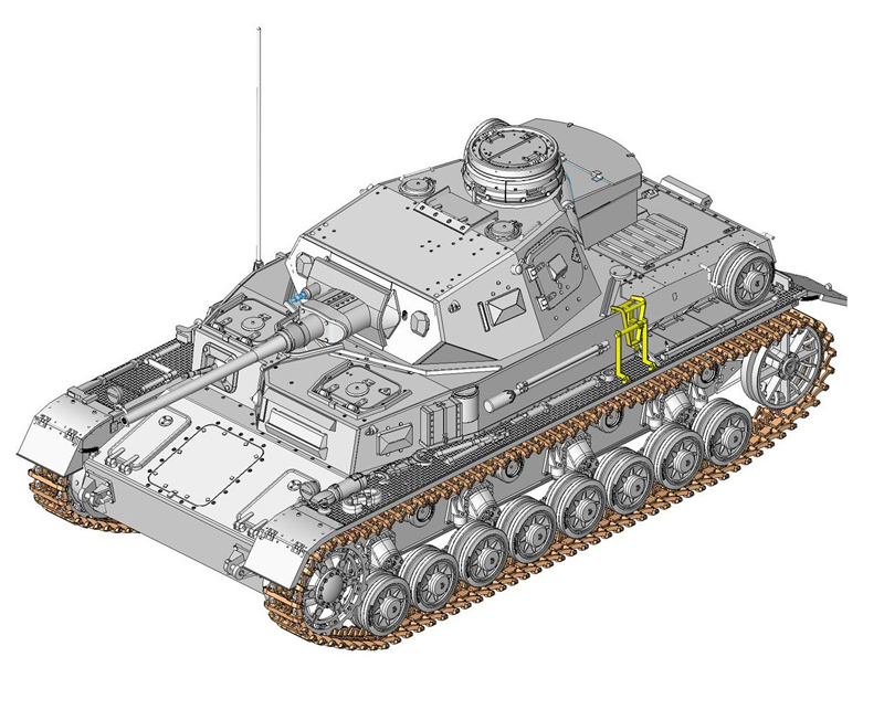 1/35 WW.II ドイツ軍 IV号戦車D型 5cmL/60砲搭載型