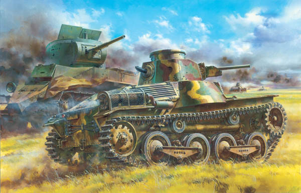 1/35 WW.II 日本帝国陸軍 九五式軽戦車ハ号 (北満型)