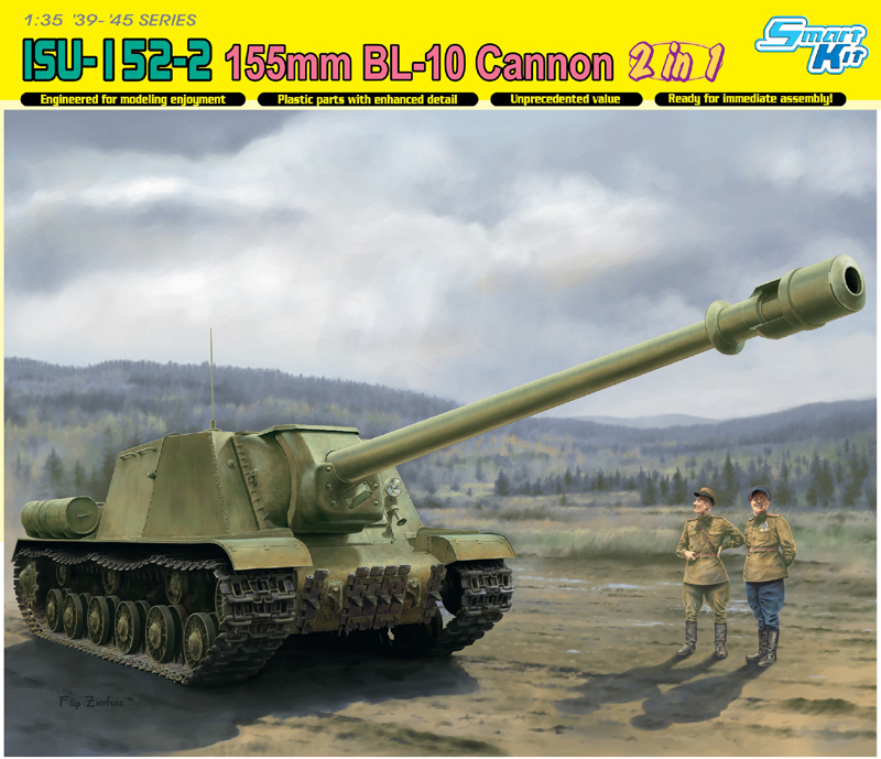 1/35 ソビエト軍 重突撃砲 ISU-152-2 BL-10 - ウインドウを閉じる