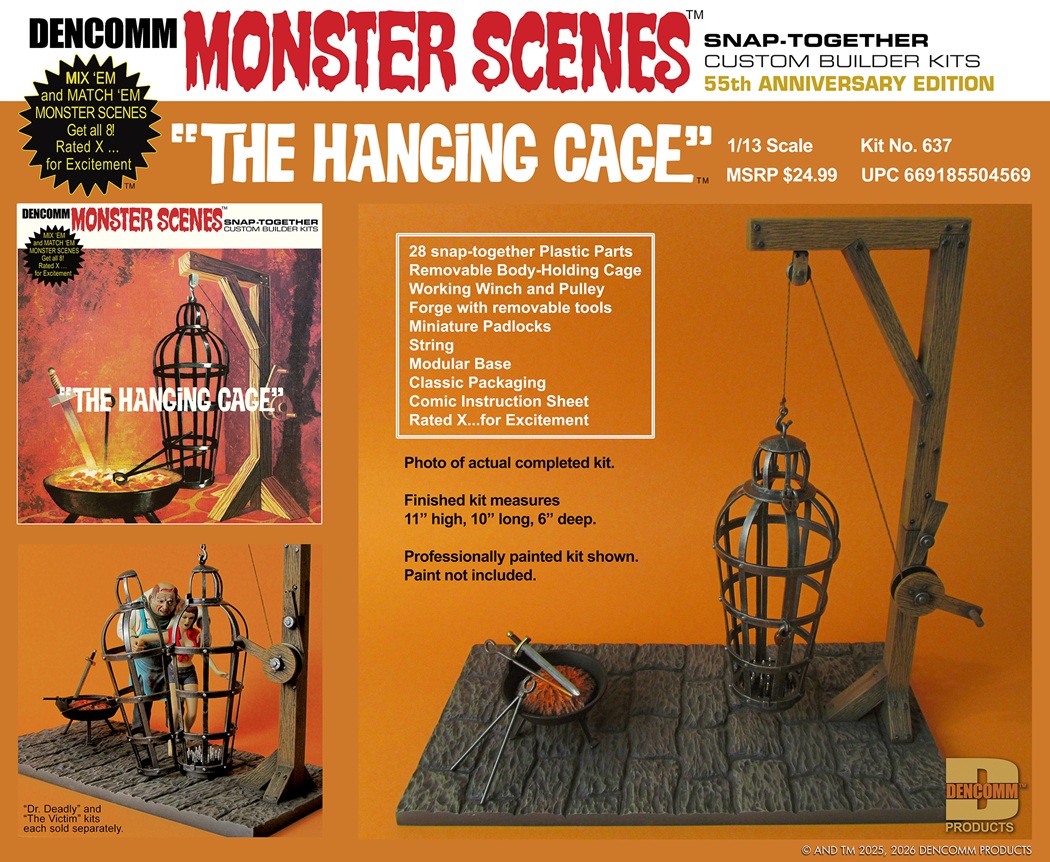 【予約する】 モンスターシーン 1/13 ハンギング・ケージ 【予約する】 モンスターシーン 1/13 ハンギング・ケージ