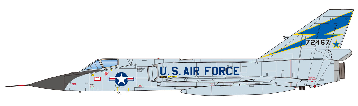 1/144 F-106A デルタダート (2機セット) 1/144 F-106A デルタダート (2機セット)