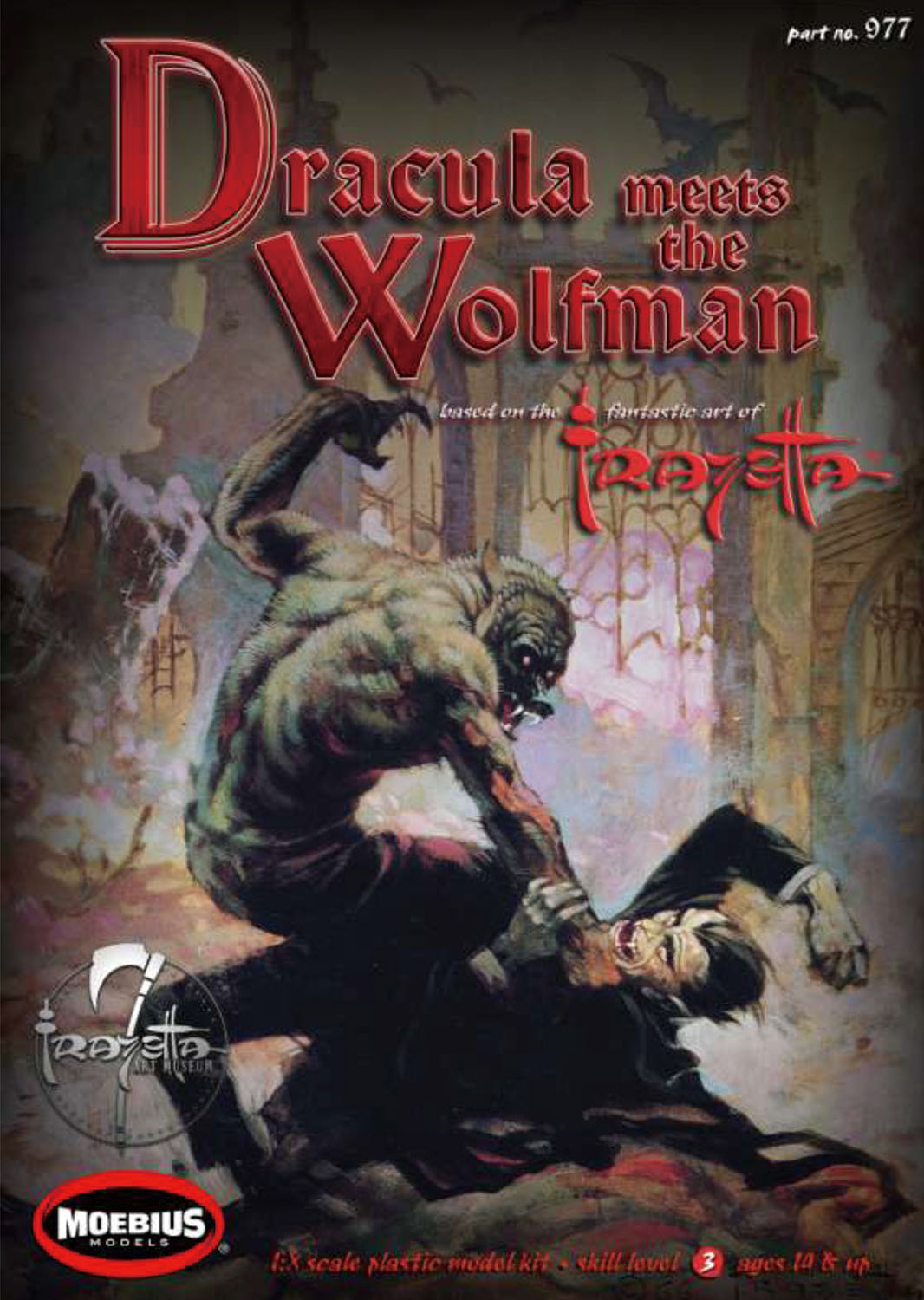 1/8 フランク・フラゼッタ ドラキュラ vs 狼男 1/8 フランク・フラゼッタ ドラキュラ vs 狼男