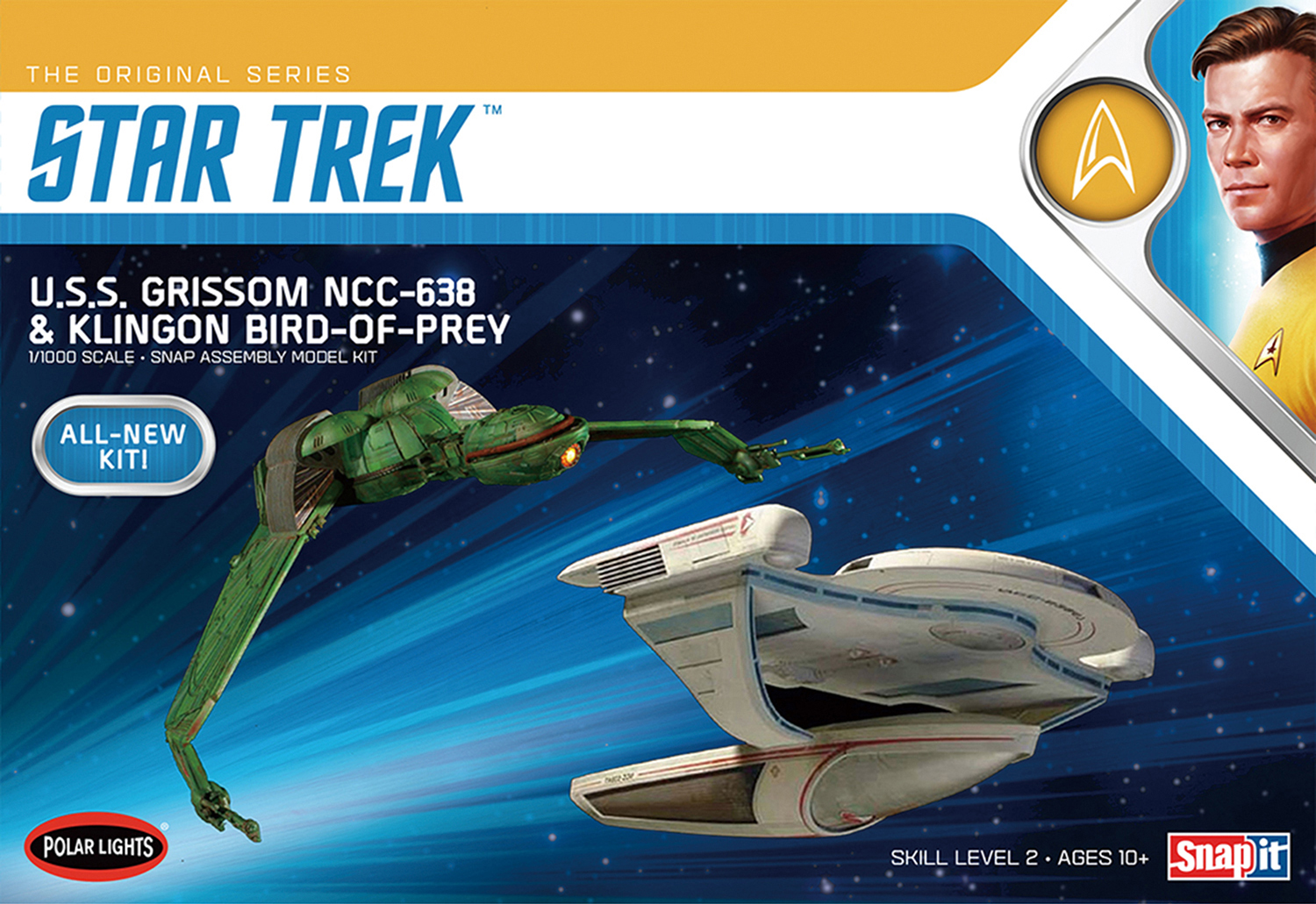 【予約する】 1/1000 スタートレック U.S.S. グリソム&クリンゴン バード・オブ・プレイ 【予約する】 1/1000 スタートレック U.S.S. グリソム&クリンゴン バード・オブ・プレイ