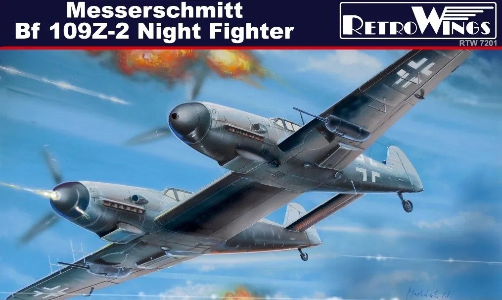 1/72 メッサーシュミット Bf109Z-2 試作双発夜間戦闘機