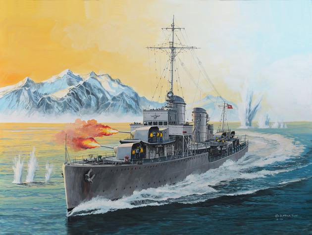 1/350　ドイツ駆逐艦 Type1936