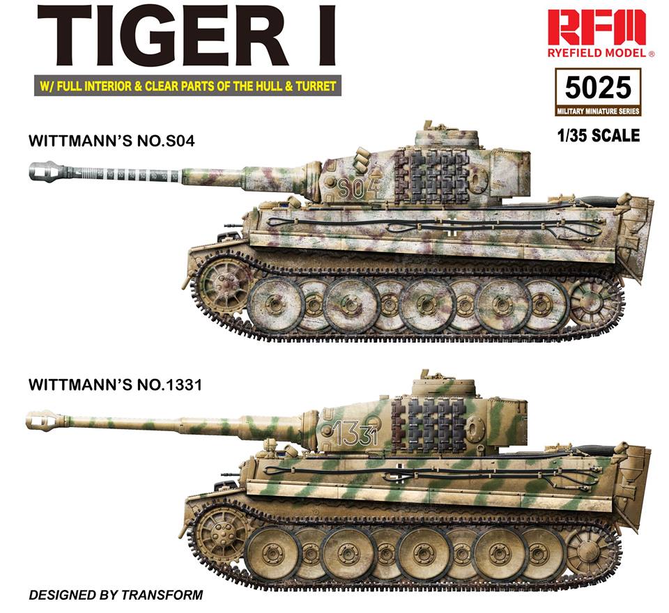 1/35 タイガーⅠ 重戦車 前期型 ｢ヴィットマンタイガー｣ w/フルインテリア＆クリアパーツ