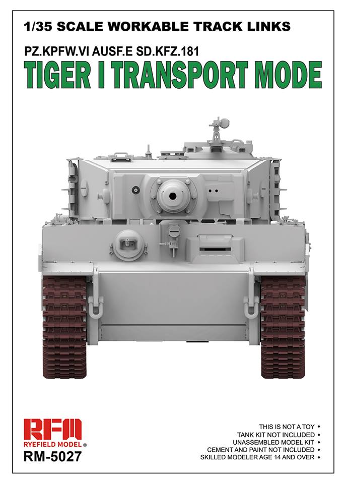 1/35 タイガーⅠ重戦車用 組立可動式履帯 (鉄道輸送用)