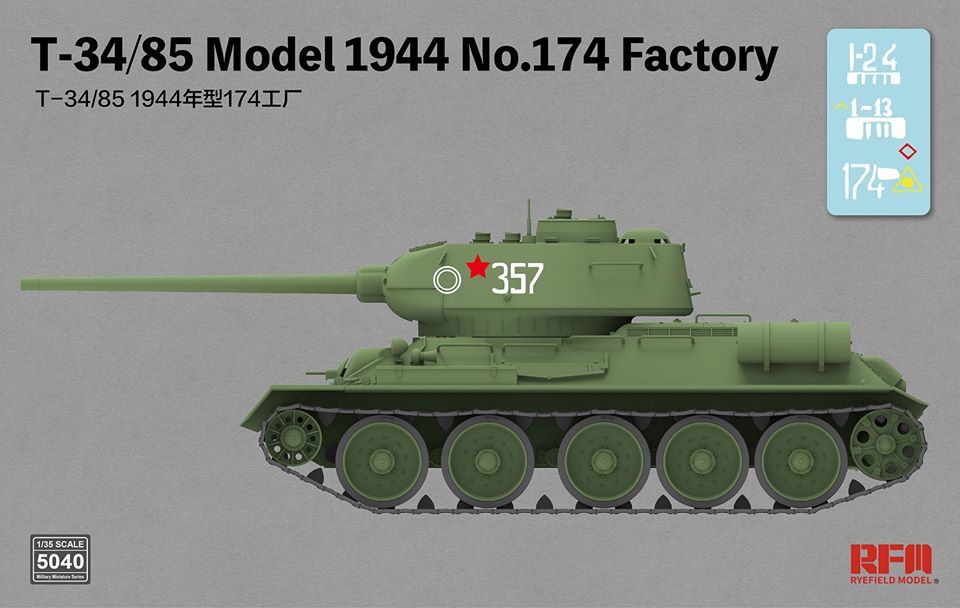 1/35 T-34/85 Mod.1944 第174工場