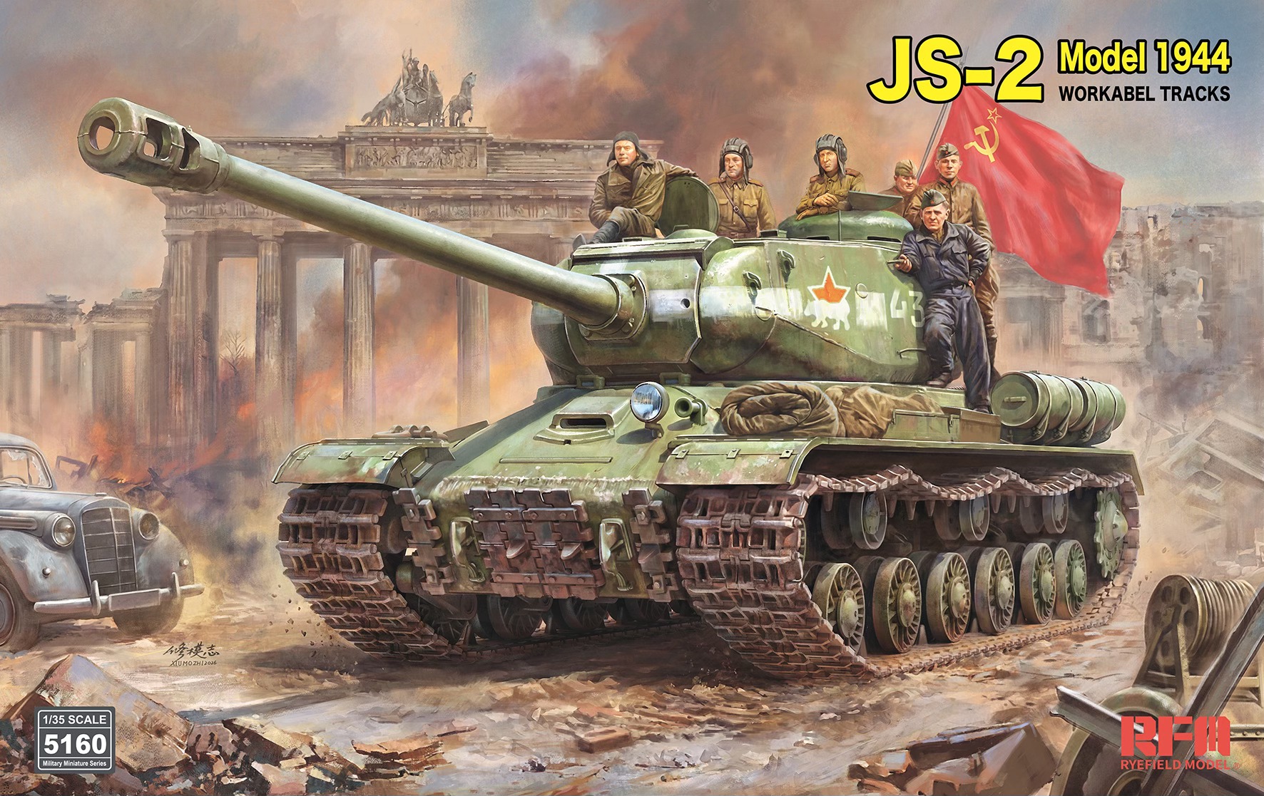【予約する】 1/35 JS-2 1944年型w/可動式履帯 【予約する】 1/35 JS-2 1944年型w/可動式履帯