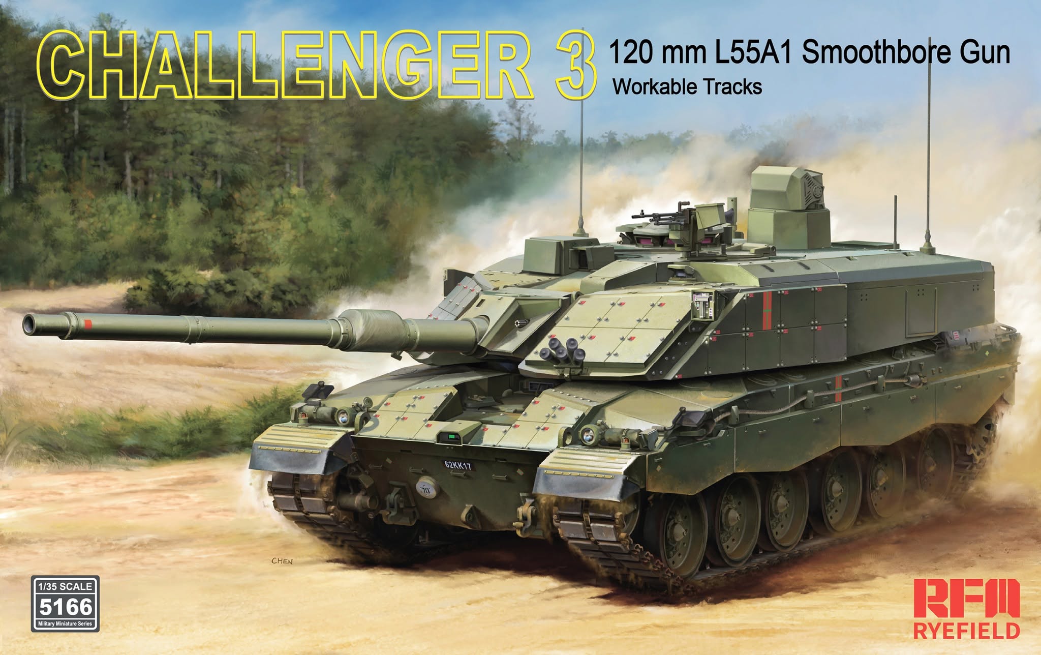 【予約する】 1/35 チャレンジャー3 w/連結組立可動式履帯 【予約する】 1/35 チャレンジャー3 w/連結組立可動式履帯