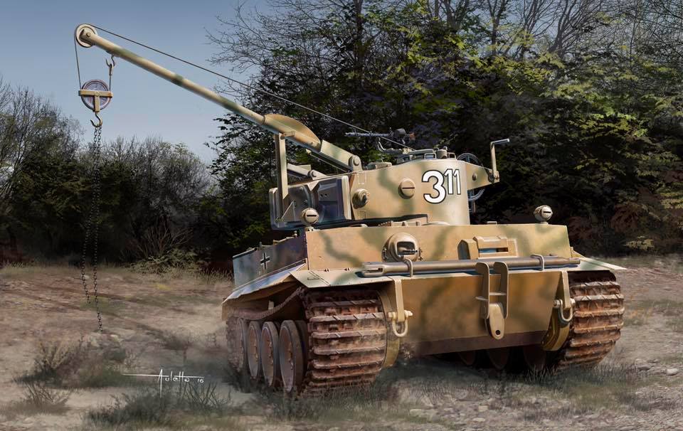1/35 ティーガーI 戦車回収車 1/35 ティーガーI 戦車回収車